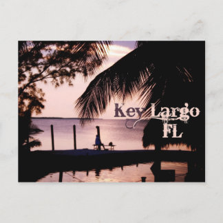 Key Largo Florida Sunset Briefkaart