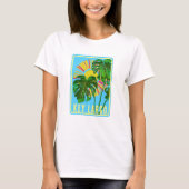 Key Largo Florida Sunshine Tropische Vacatie T-shirt (Voorkant)