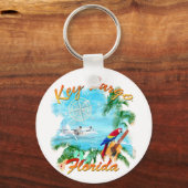 Key Largo Florida Trop Rock Sleutelhanger (Voorkant)