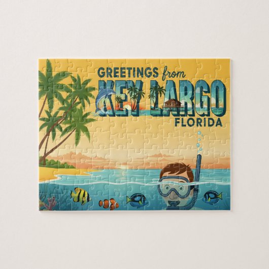 Key Largo Florida – Tropical Vacation Legpuzzel (Horizontaal)