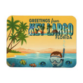 Key Largo Florida – Tropical Vacation Magneet (Horizontaal)