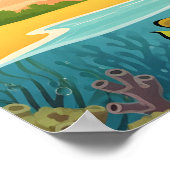 Key Largo Florida – Tropical Vacation Poster (Hoek)