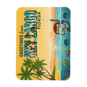 Key Largo Florida – Tropische Vakantie Magneet