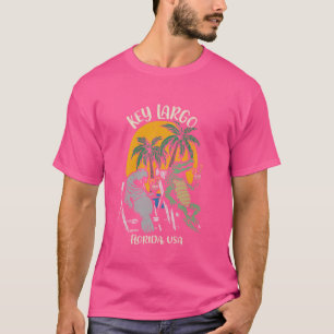 Key Largo Florida Verenigde Staten Funny Manatee A T-shirt
