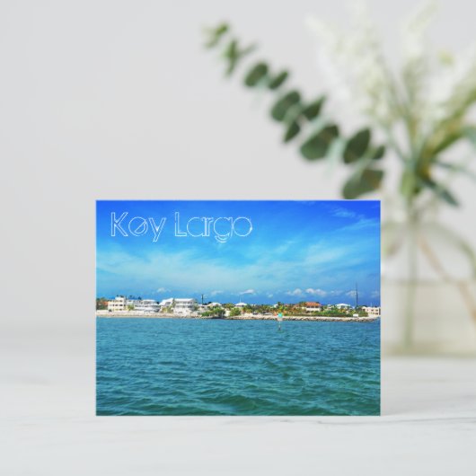 Key Largo, Florida, VS Briefkaart (Staand voorkant)