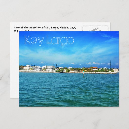 Key Largo, Florida, VS Briefkaart (Voorkant / Achterkant)