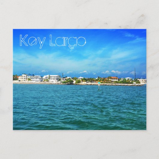 Key Largo, Florida, VS Briefkaart (Voorkant)