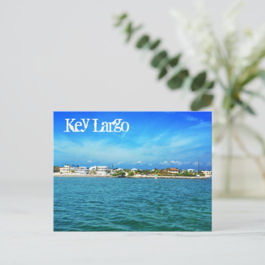 Key Largo, Florida, VS Briefkaart (Staand voorkant)