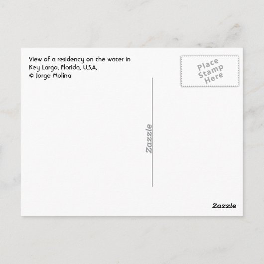Key Largo, Florida, VS Briefkaart (Achterkant)
