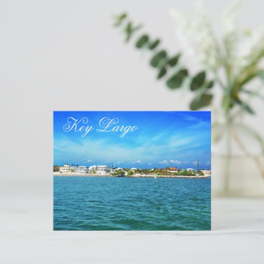 Key Largo, Florida, VS Briefkaart (Staand voorkant)