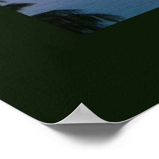 Key Largo in zwart Lijst Poster (Hoek)