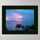 Key Largo in zwart Lijst Poster (Voorkant)