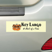 Key Largo krab Bumpersticker (Op auto)