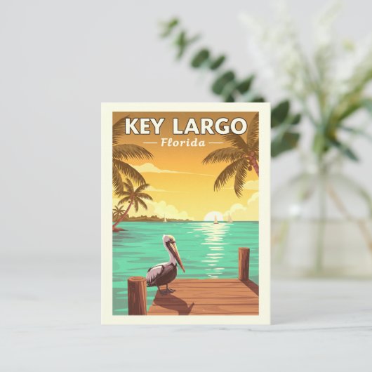  Key Largo Nederland Briefkaart (Staand voorkant)