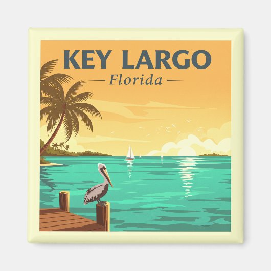  Key Largo Nederland Magneet (Voorkant)