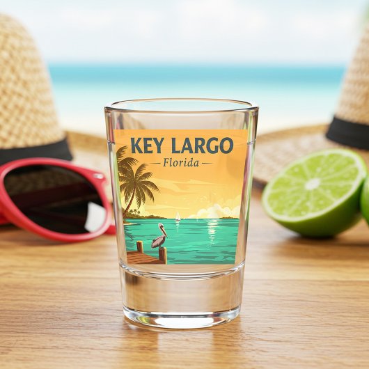 Key Largo Nederland Shot Glas