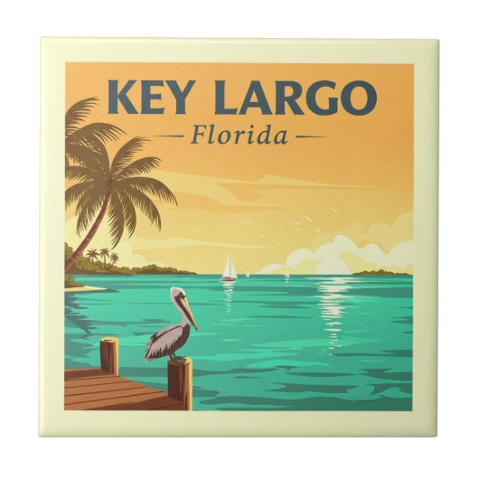  Key Largo Nederland Tegeltje (Voorkant)