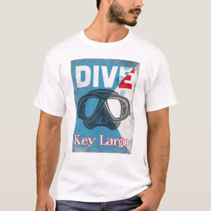 Key Largo Scuba-duikmasker T-shirt