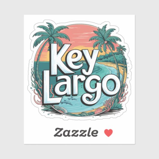Key Largo Sticker (Vel)