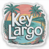 Key Largo Sticker (Voorkant)