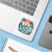 Key Largo Sticker (Laptop met iPhone)
