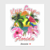 Key Largo Trop Rock Music Sticker (Vel)
