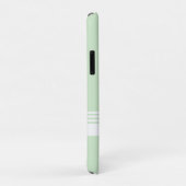 Key Lime Groen moderne preppy klassieke strepen Case-Mate iPhone Case (Achterkant/rechts)