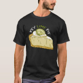 Key Lime Pie Florida Cake Pie T-shirt (Voorkant)