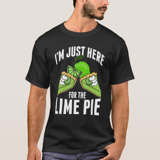 Key Lime Pie For Key Lime Pie Baker Lime Pie Recip T-shirt (Voorkant)