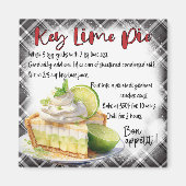 Key Lime Pie Recipe Magneet (Voorkant)