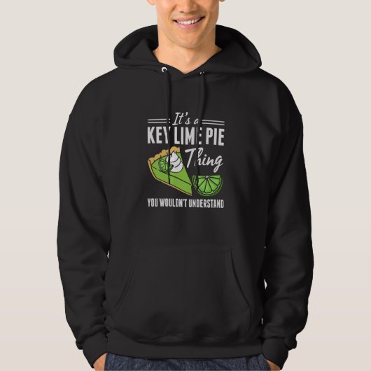 Key Lime Pie Voor Key Lime Pie Bakker Lime Pie Rec Hoodie (Voorkant)