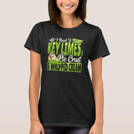 Key Limes Pie Crust T-shirt (Voorkant)