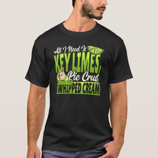 Key Limes Pie Crust T-shirt (Voorkant)