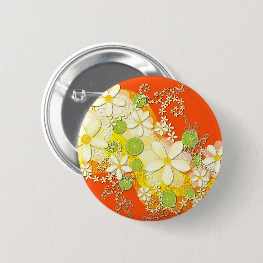 Key Limoen Garland Button (Voorkant /achterkant)