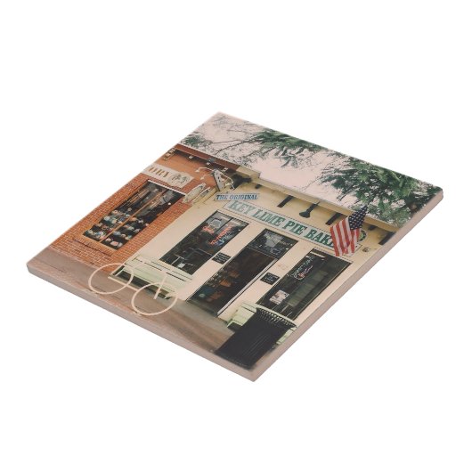 Key Limoen Pie Bakkerij - Key West - Florida Tegeltje (Zijkant)