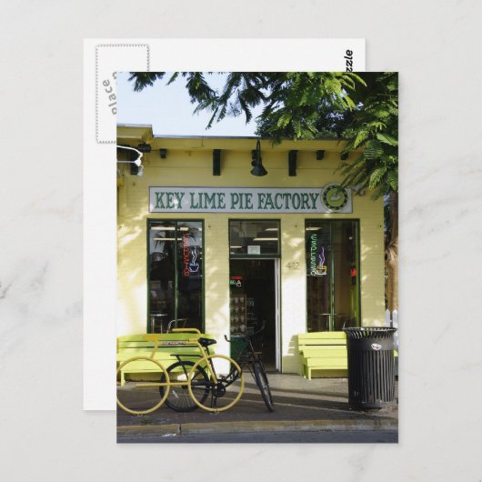 Key Limoen Pie Briefkaart (Voorkant / Achterkant)