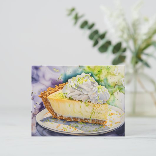 Key Limoen Pie Briefkaart (Staand voorkant)