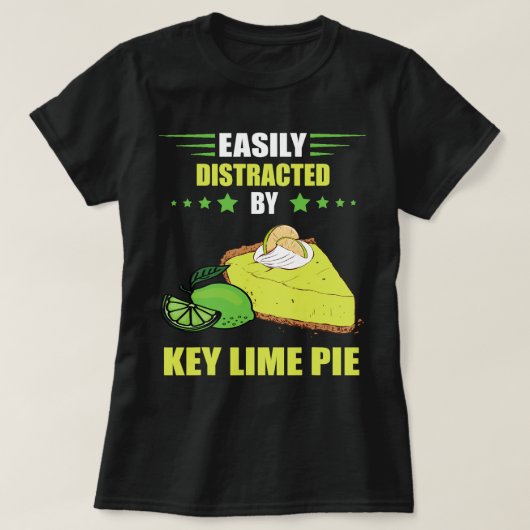 Key Limoen Pie gemakkelijk afgewisseld met Tart Le T-shirt (Design voorkant)