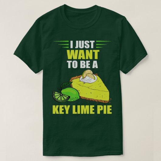 Key Limoen Pie Ik wil alleen maar Limoen van Pie B T-shirt (Design voorkant)