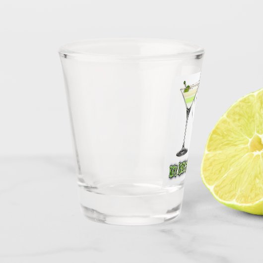 Key Limoen Pie Martini Cocktail Recipe Art Shot Glas (Links)