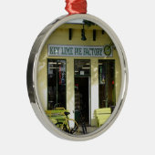 Key Limoen Pie Metalen Ornament (Rechts)