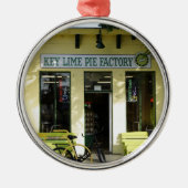 Key Limoen Pie Metalen Ornament (Voorkant)