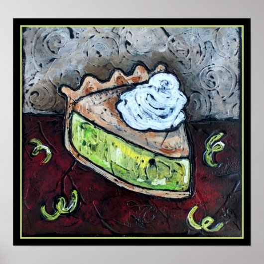 Key Limoen Pie Poster (Voorkant)