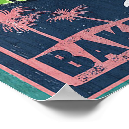 Key Limoen Pie Poster (Hoek)