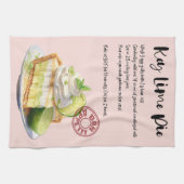 Key Limoen Pie Recipe Theedoek (Horizontaal)