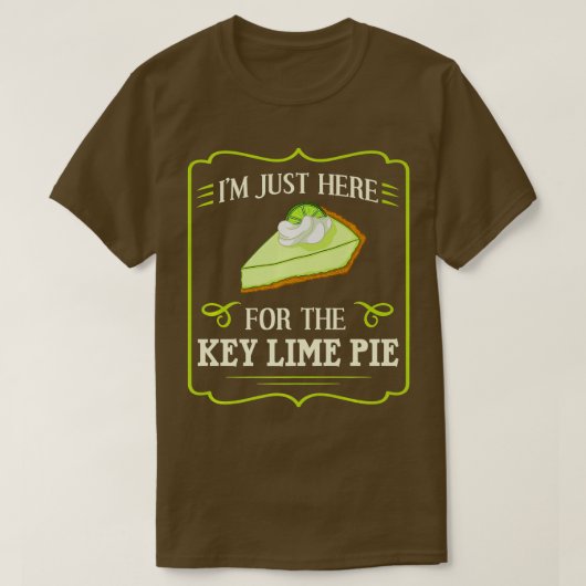 Key Limoen Pie Recipe West Florida T-shirt (Design voorkant)