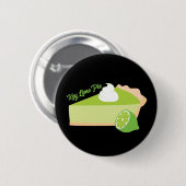 Key Limoen Pie Ronde Button 5,7 Cm (Voorkant /achterkant)