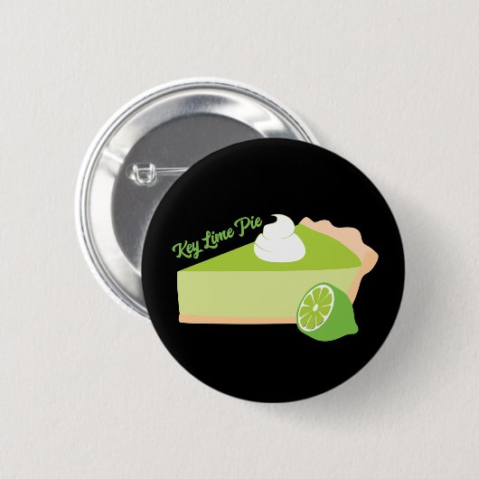 Key Limoen Pie Ronde Button 5,7 Cm (Voorkant /achterkant)