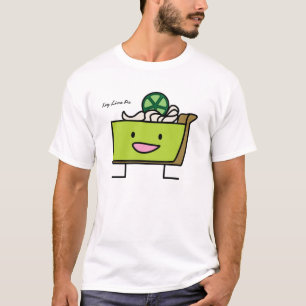Key Limoen Pie sour lemon tart dessert slice graha T-shirt