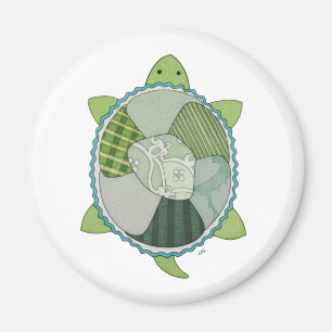 Key Limoen Turtle Magnet